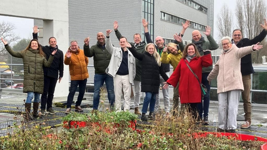 Deelnemers experimentendak 2024, foto: gemeente Rotterdam