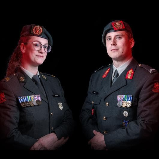 Veteranen Hetty en Roeland van As | Foto: Louis Meulstee